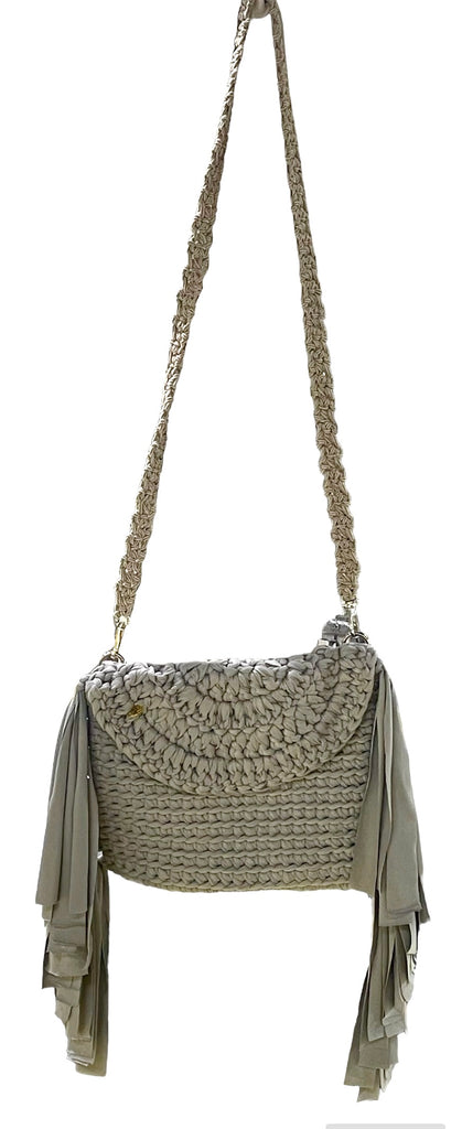 Charm hand bag (GRAY)